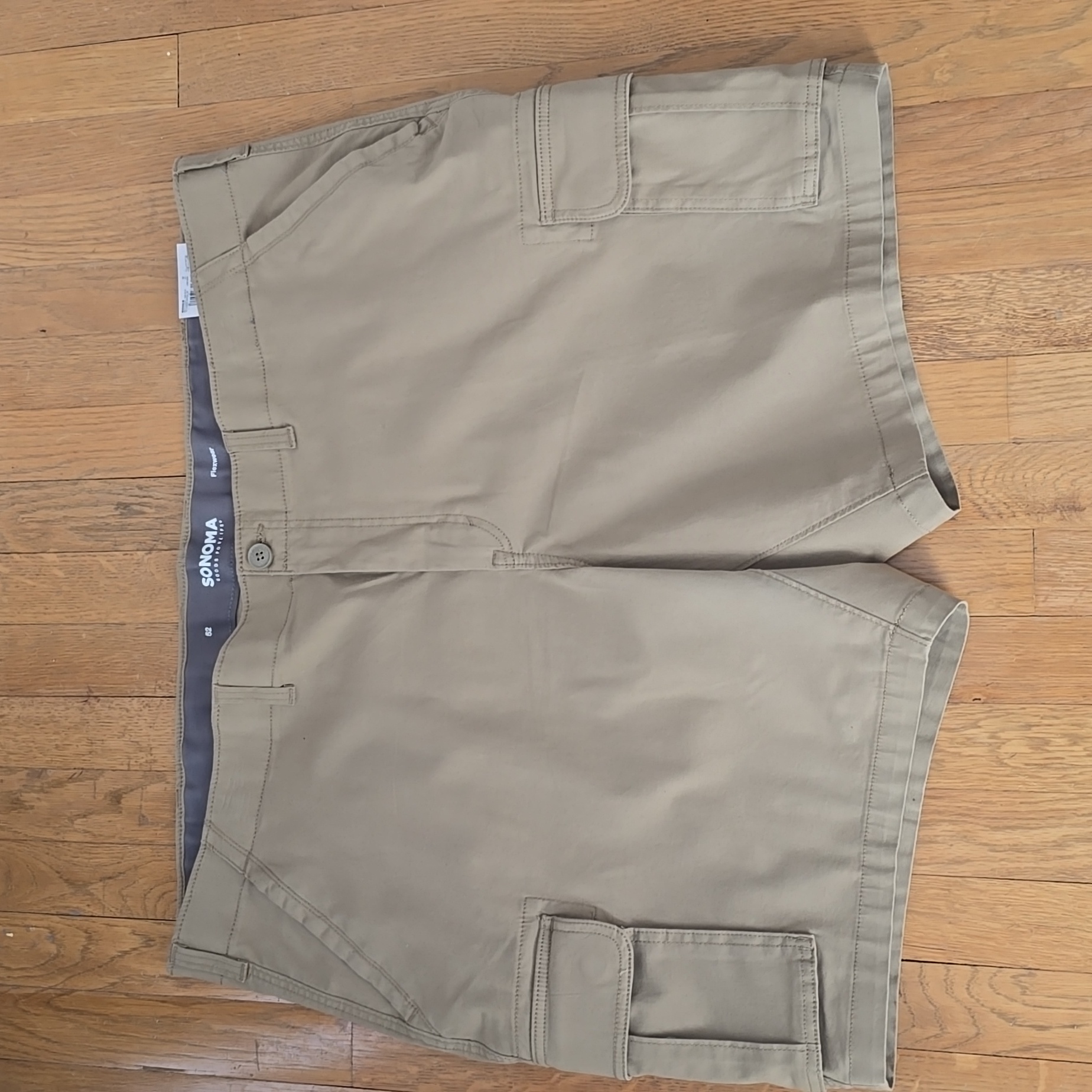 Somoma Brand Mens Big And Tall Tan Cargo Shorts Size 52